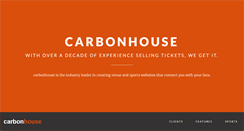 Desktop Screenshot of carbonhouse.com